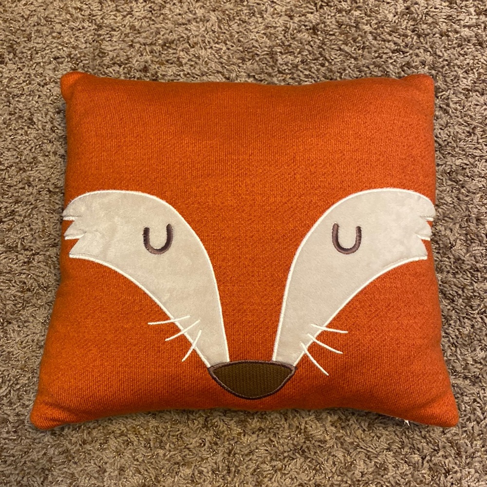 Pillowfort fox pillow from Target